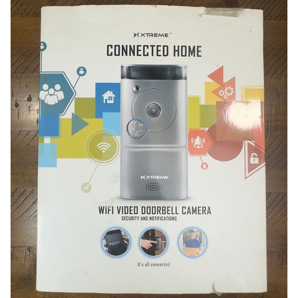 Xtreme Connected Home WiFi Video Doorbell Pre-Owned Untested As-Is - Picture 1 of 5